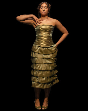 Meiya Liquid Ruffle Skirt