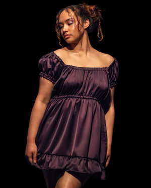 Babydoll Dress - Purple